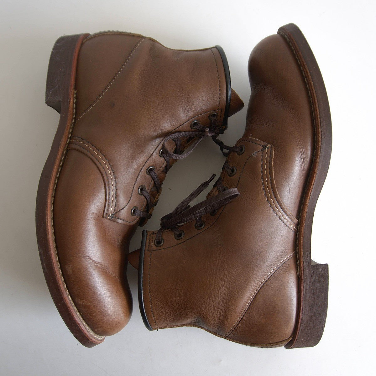 REDWING 9161 Beckman Round Boots Brown Boomer Size 9