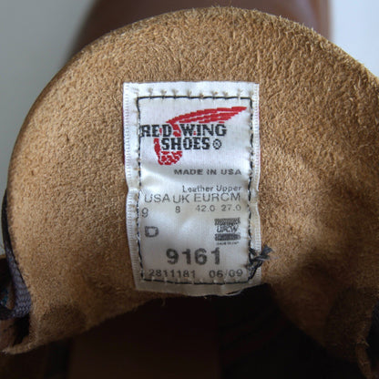 REDWING 9161 Beckman Round Boots Brown Boomer Size 9