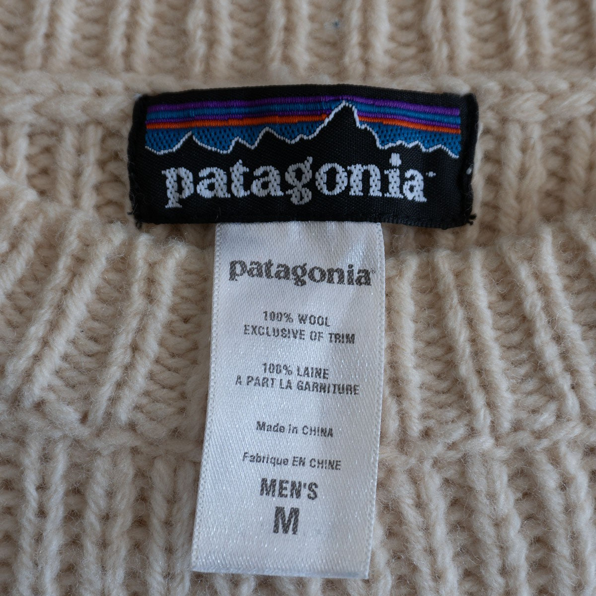 Patagonia 00S Wool Crewneck Knit Sweater Size M