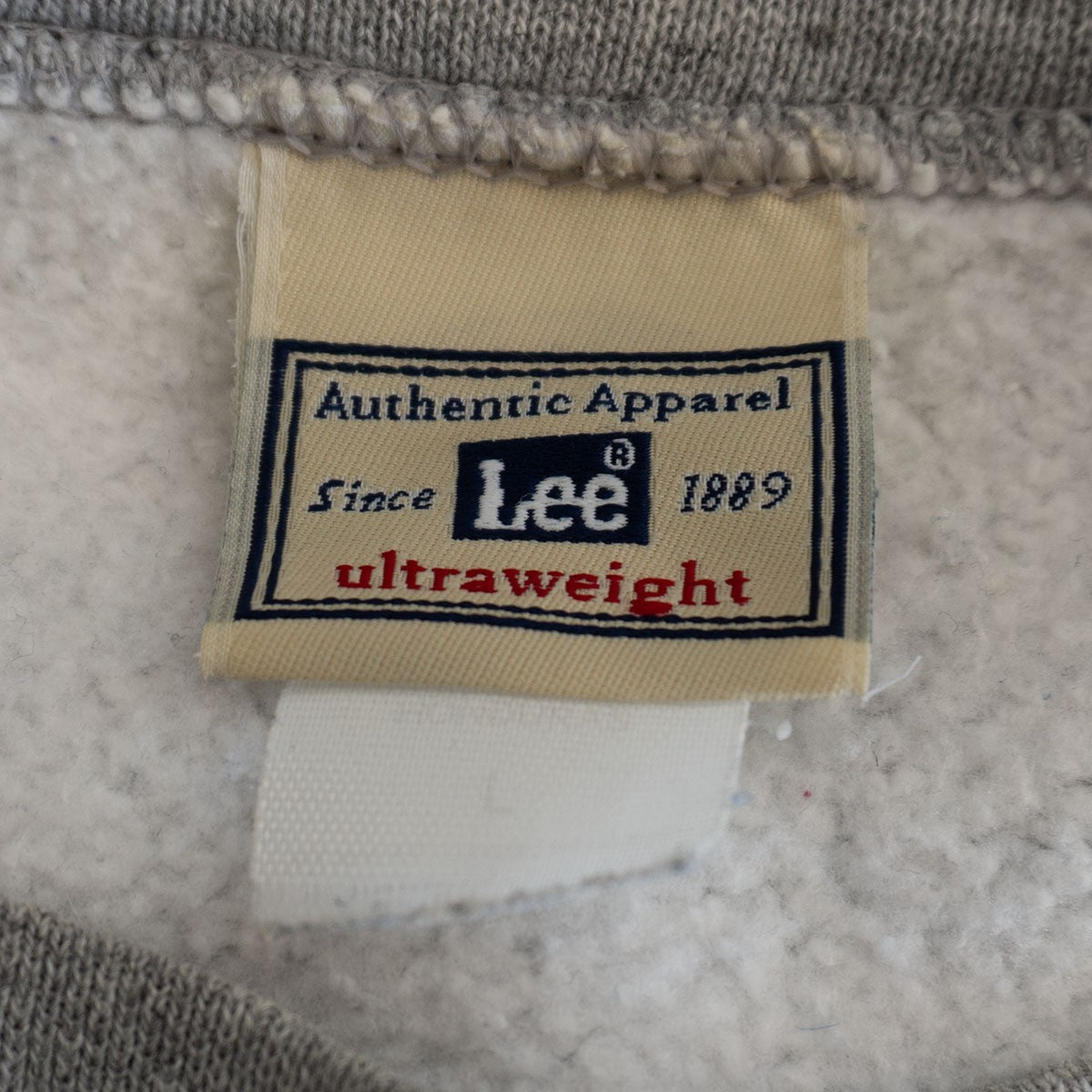 Lee Y2K Oversized Sweatshirt Gray Size XL