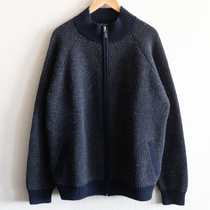 PAPAS PLUS Bird's eye knit jacket Size LL
