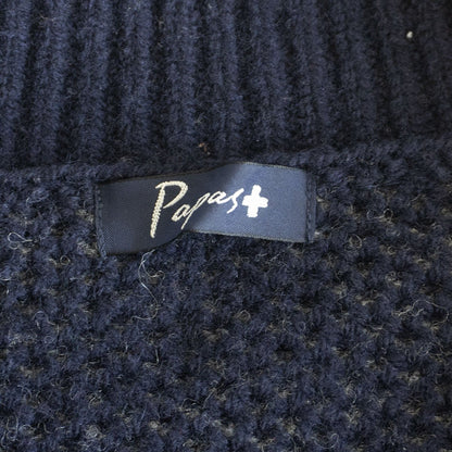 PAPAS PLUS Bird's eye knit jacket Size LL