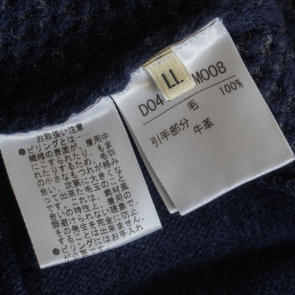 PAPAS PLUS Bird's eye knit jacket Size LL