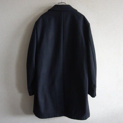 Barena Wool Tweed Chester Coat Blue Size 46