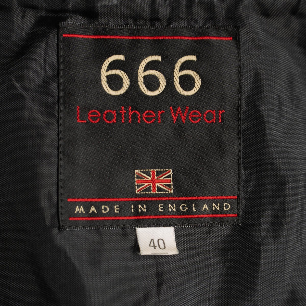 666 triple six Steerhide Mandarin Single Rider Jacket Size 40