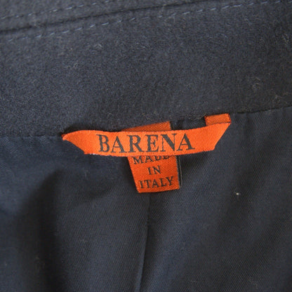 Barena Wool Tweed Chester Coat Blue Size 46
