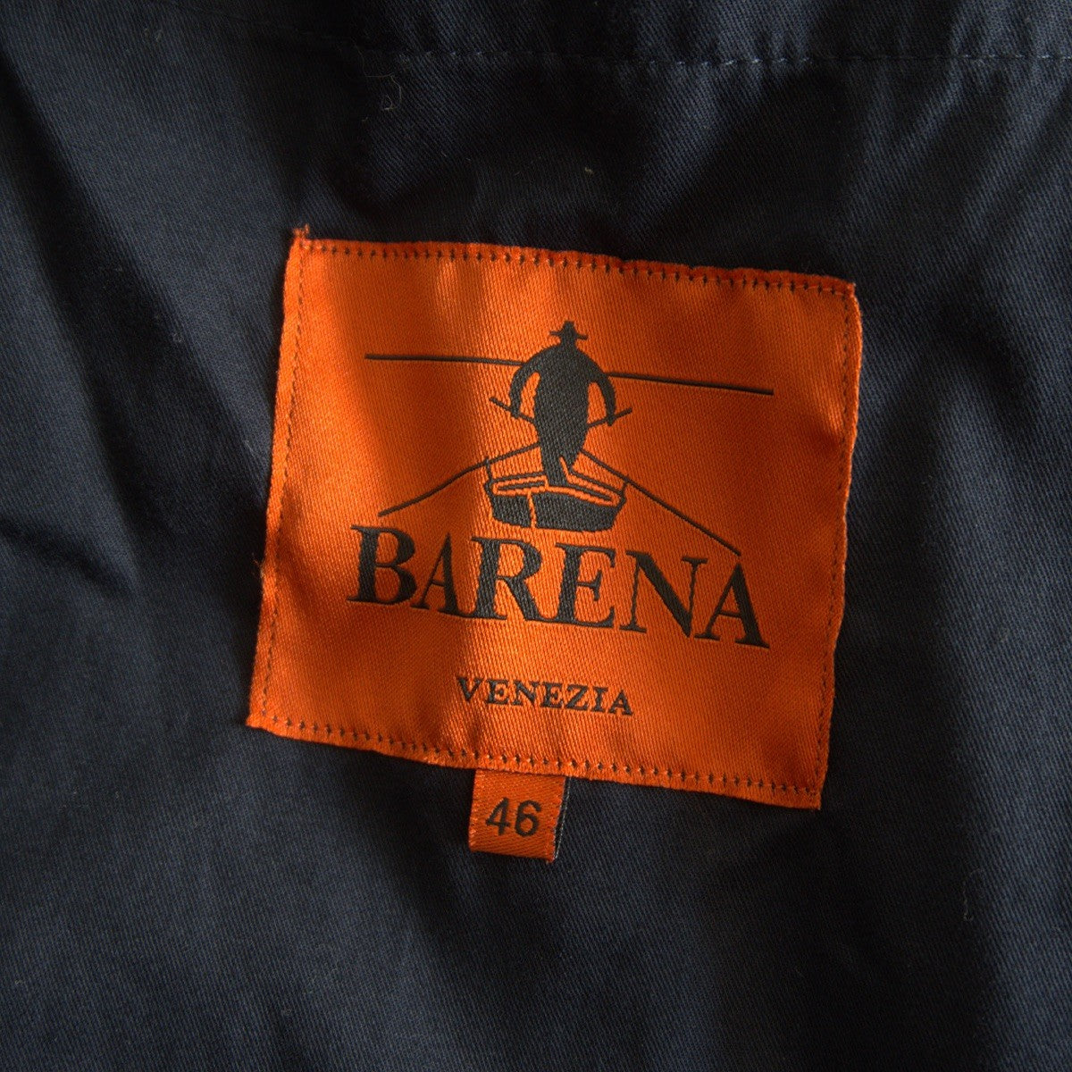 Barena Wool Tweed Chester Coat Blue Size 46