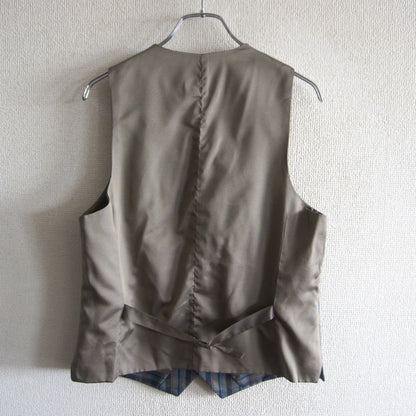 Bevilacqua Plaid Vest Size S