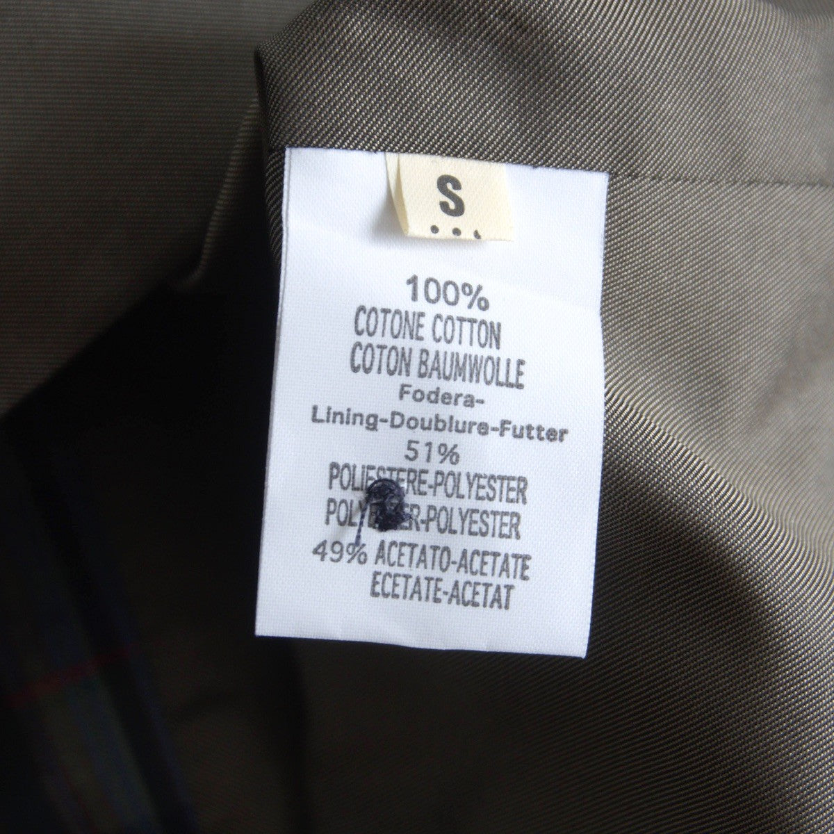 Bevilacqua Plaid Vest Size S