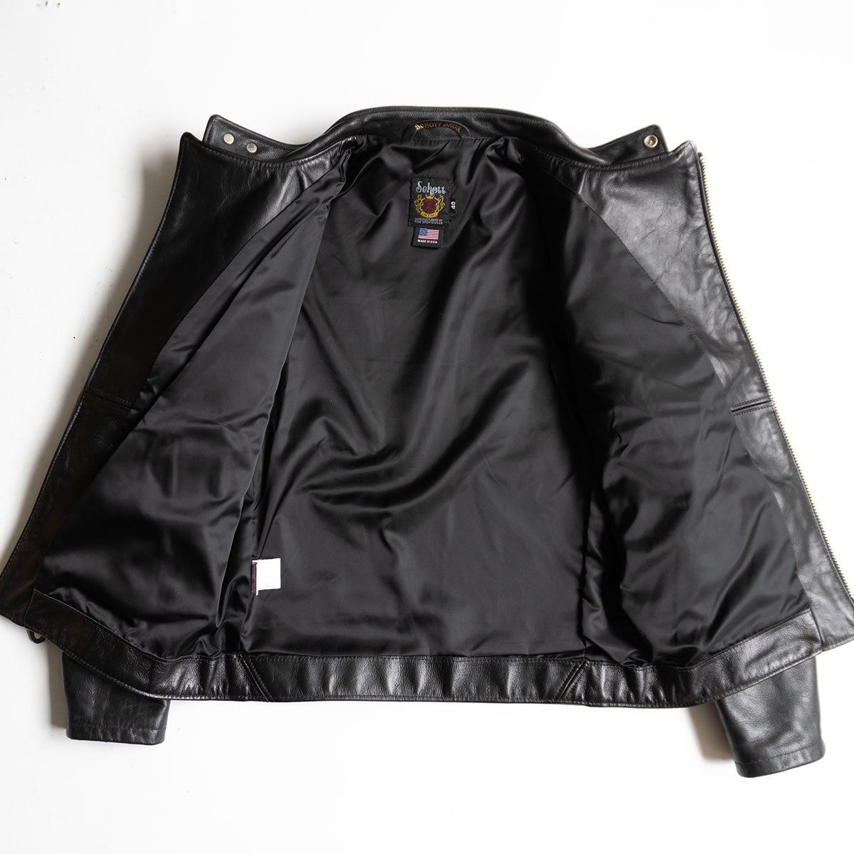 Schott One-Star Double Rider Jacket Size 40