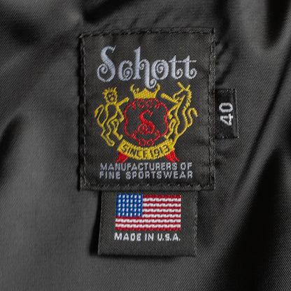 Schott One-Star Double Rider Jacket Size 40