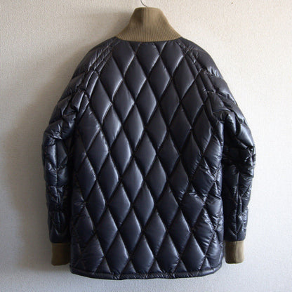 WEST RIDE Quilted Racer Down Jacket Blue Size L