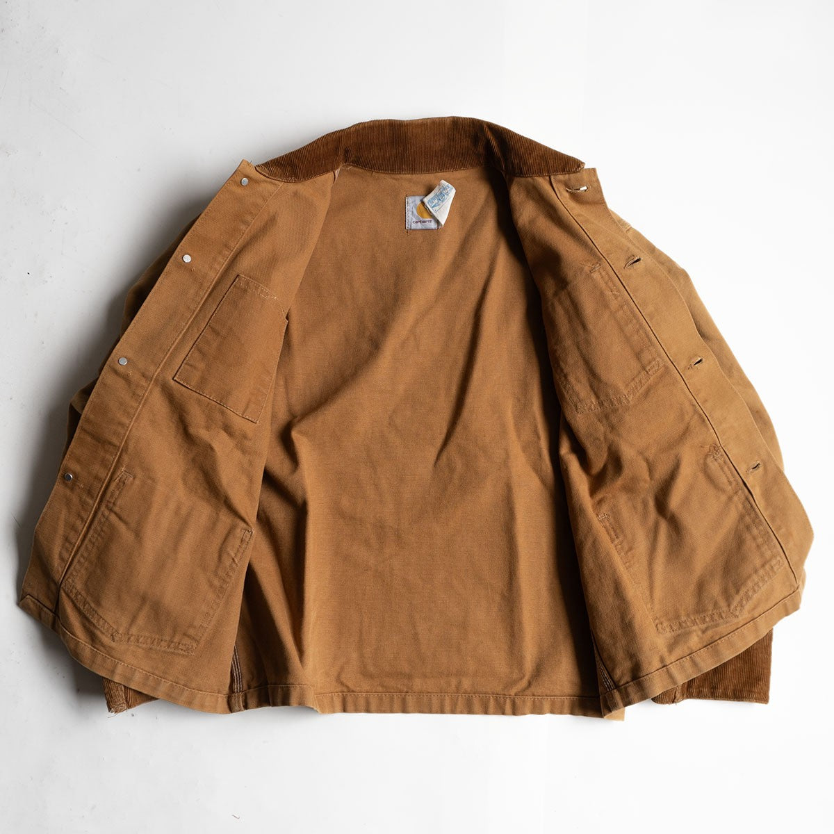 Carhartt 100 80s Corduroy Duck Chore Coat Brown Size 42
