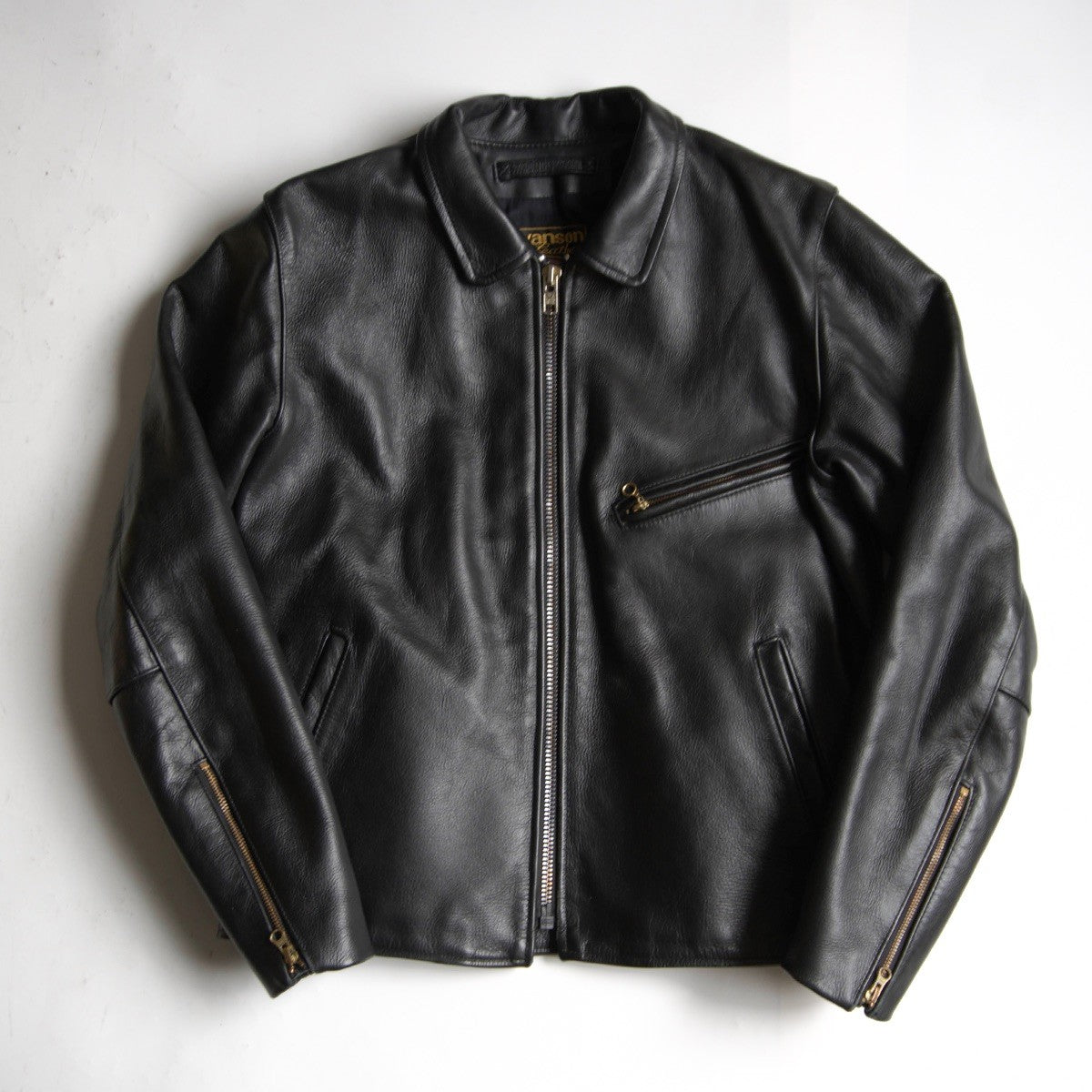 VANSON Single Motorcycle Jacket Size 40