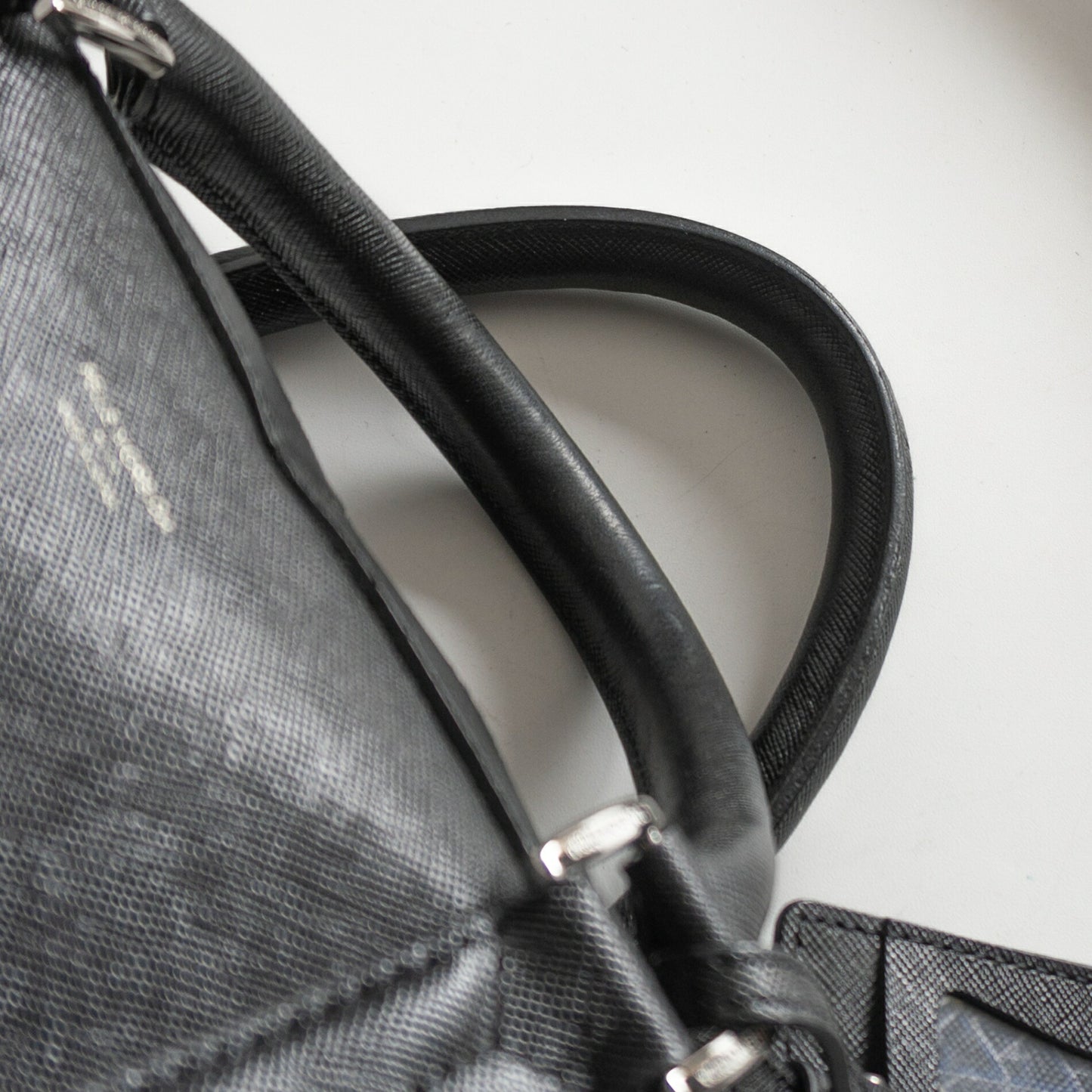 PELLE MORBIDA Convertible Briefcase Bag Black