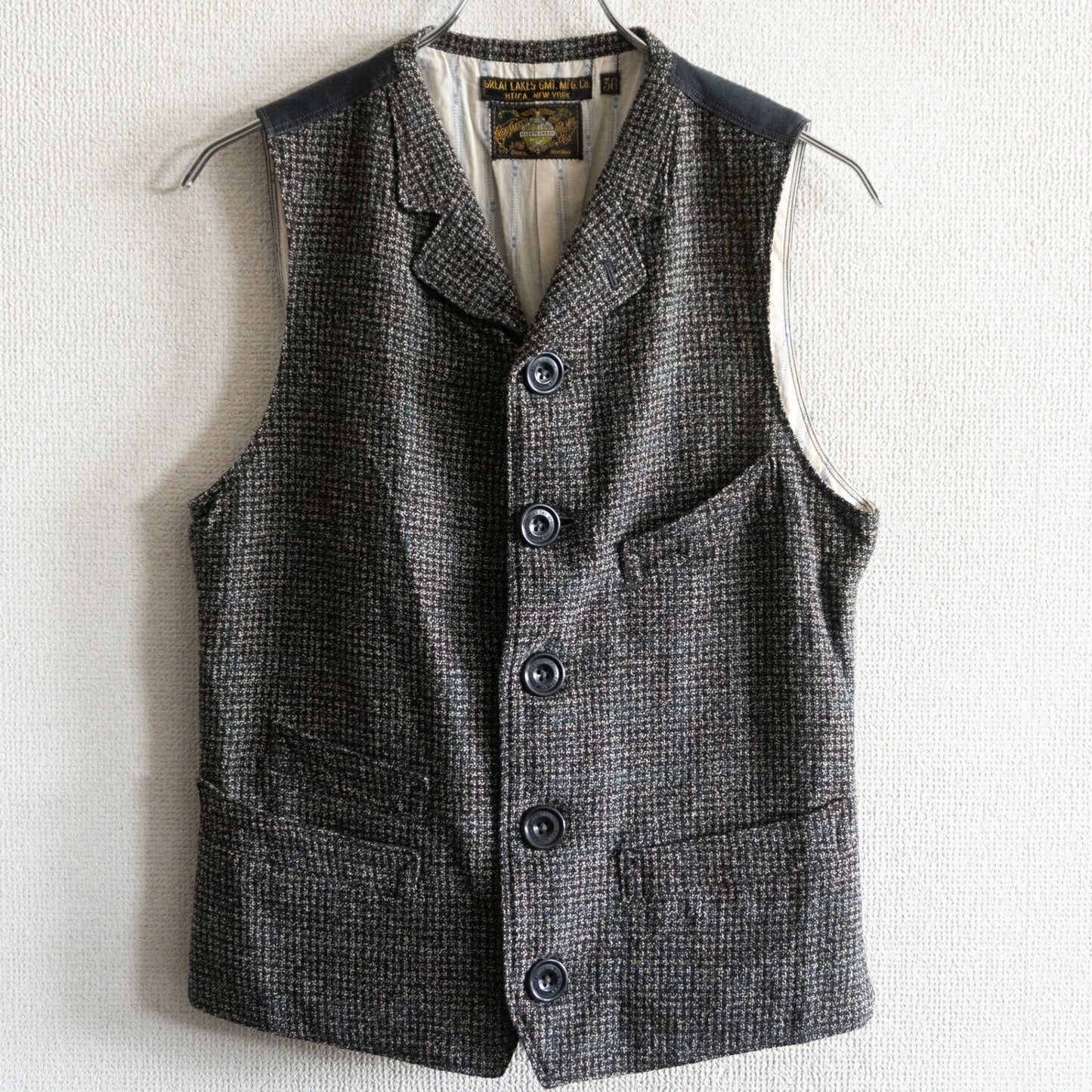 FREEWHEELERS GREAT LAKES GMT.MFG.CO. FITZGERALD VEST Size 36