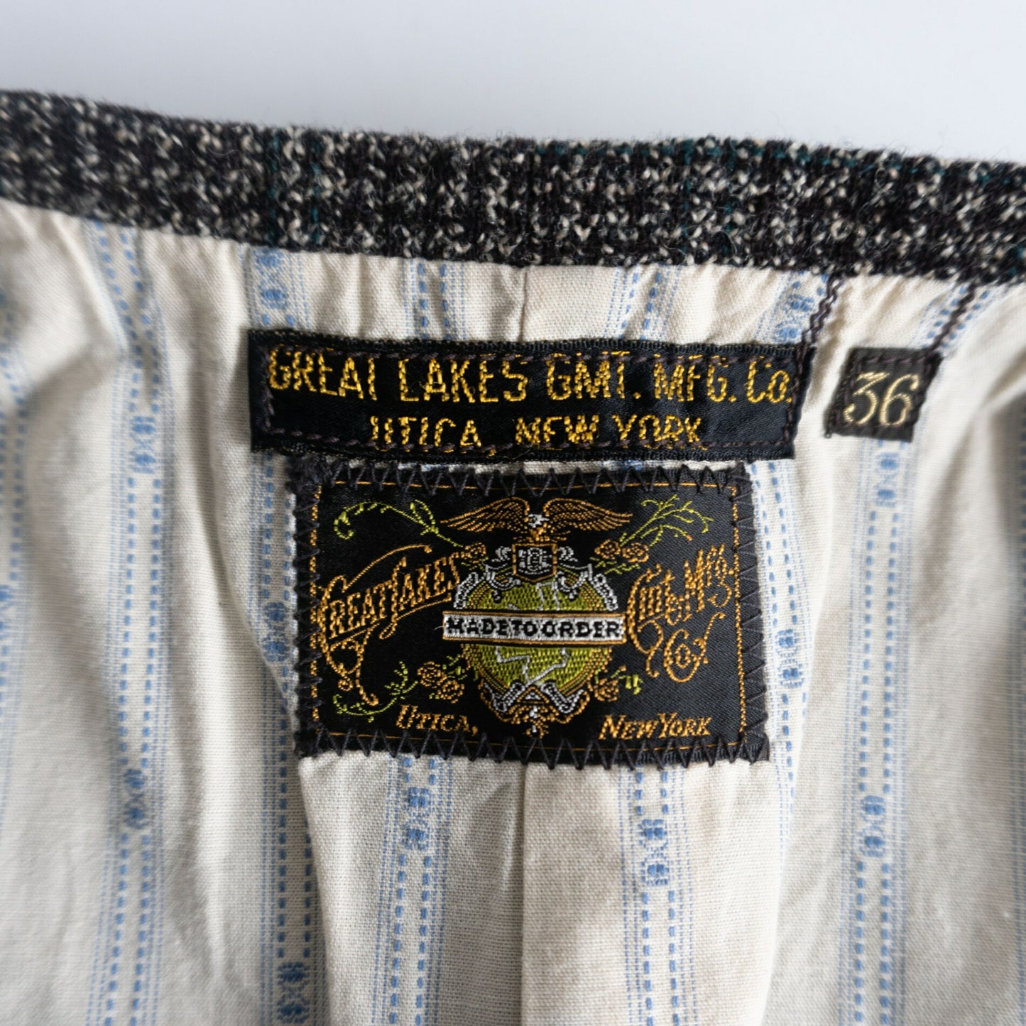 FREEWHEELERS GREAT LAKES GMT.MFG.CO. FITZGERALD VEST Size 36