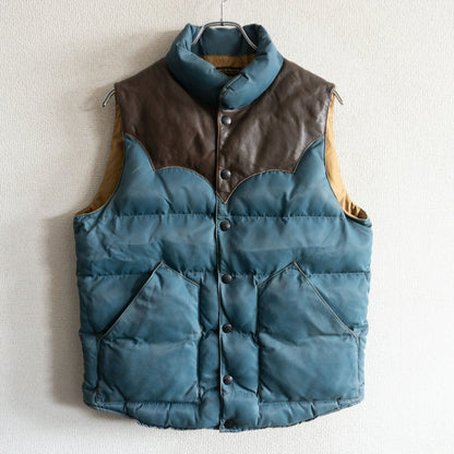 RRL 24AW Leather Yoke Down Vest Size S