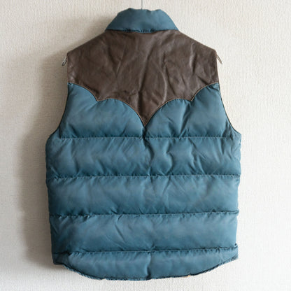 RRL 24AW Leather Yoke Down Vest Size S