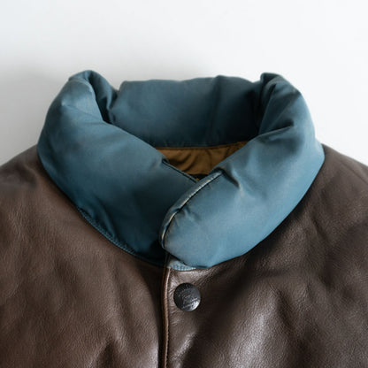 RRL 24AW Leather Yoke Down Vest Size S