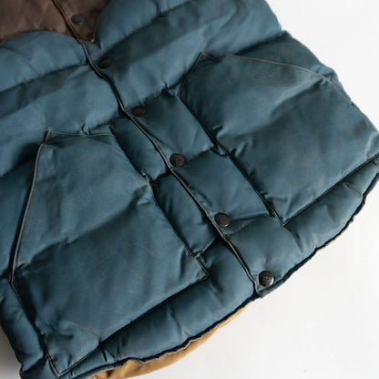 RRL 24AW Leather Yoke Down Vest Size S