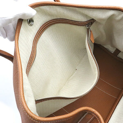 HERMES Garden Party PM Negonda Leather Bag Gold