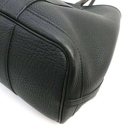 HERMES Garden Party TPM Negonda Leather Bag Black
