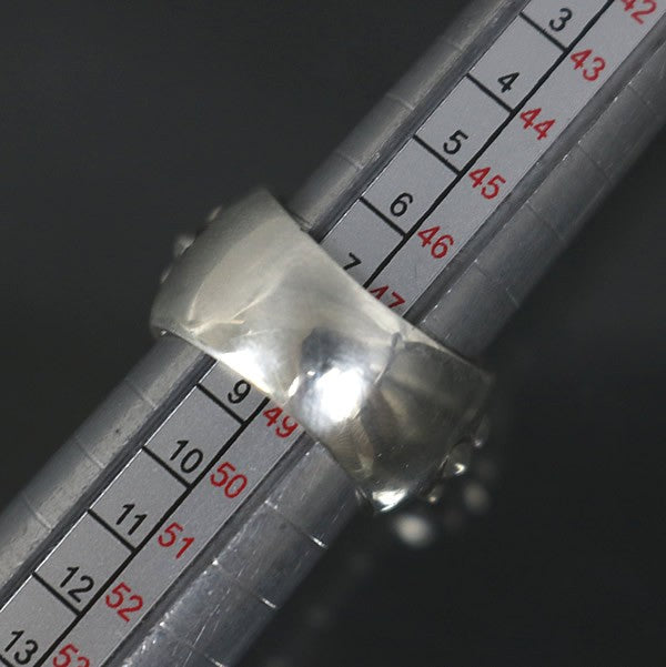CHROME HEARTS Floral Cross Ring Silver SV925 Size ONE SIZE