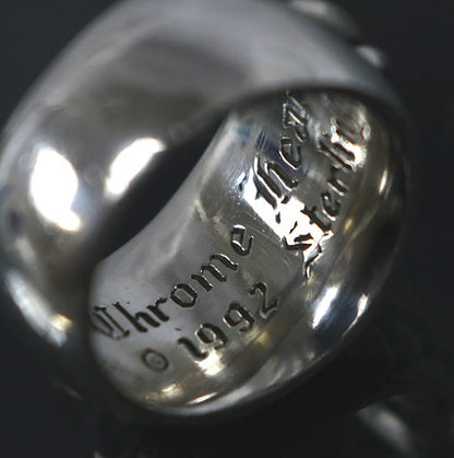 CHROME HEARTS Floral Cross Ring Silver SV925 Size ONE SIZE