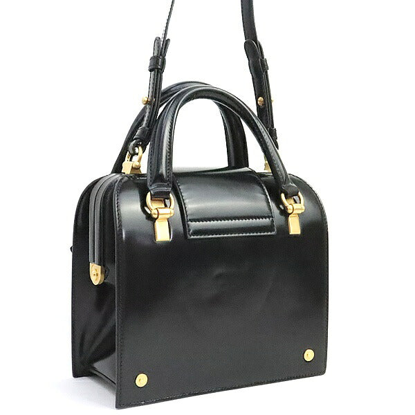 THOM BROWNE MRS. Thom Calfskin Mini Black GHW Bag Size ONE SIZE