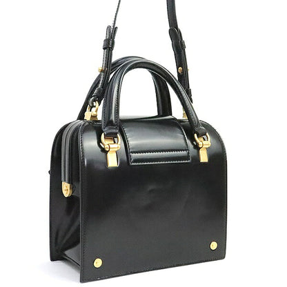 THOM BROWNE MRS. Thom Calfskin Mini Black GHW Bag Size ONE SIZE