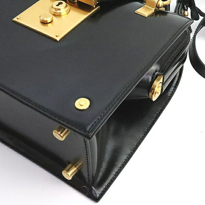 THOM BROWNE MRS. Thom Calfskin Mini Black GHW Bag Size ONE SIZE