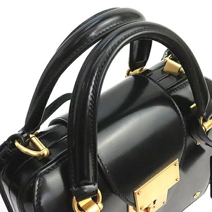 THOM BROWNE MRS. Thom Calfskin Mini Black GHW Bag Size ONE SIZE