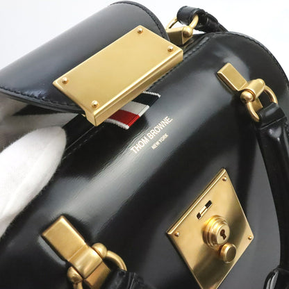 THOM BROWNE MRS. Thom Calfskin Mini Black GHW Bag Size ONE SIZE