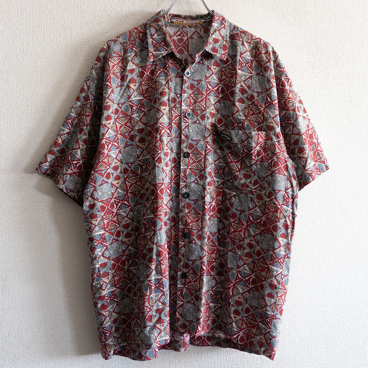 Quiksilver Rayon Cotton Print Shirt Size M