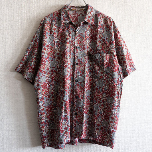 Quiksilver Rayon Cotton Print Shirt Size M