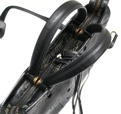 BALENCIAGA Blackout City Leather Shoulder Bag Size ONE SIZE