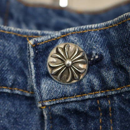 CHROME HEARTS Levi's 517 Cross Patch Denim Jeans Size 36