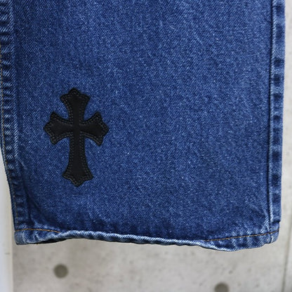 CHROME HEARTS Levi's 517 Cross Patch Denim Jeans Size 36