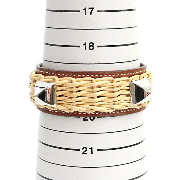 HERMES Medor Picnic Barenia Leather Bracelet Size ONE SIZE