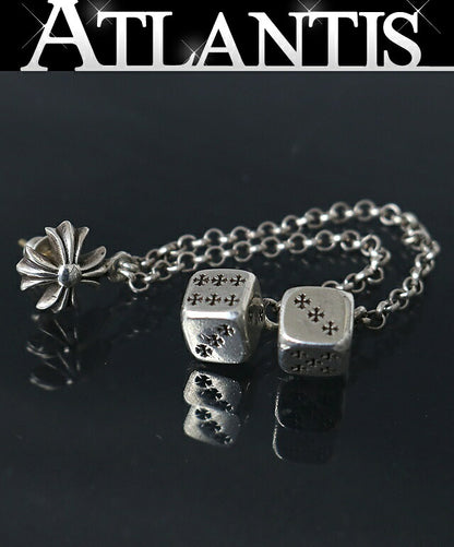 CHROME HEARTS CH Plus Chain Double Dice Size ONE SIZE Silver