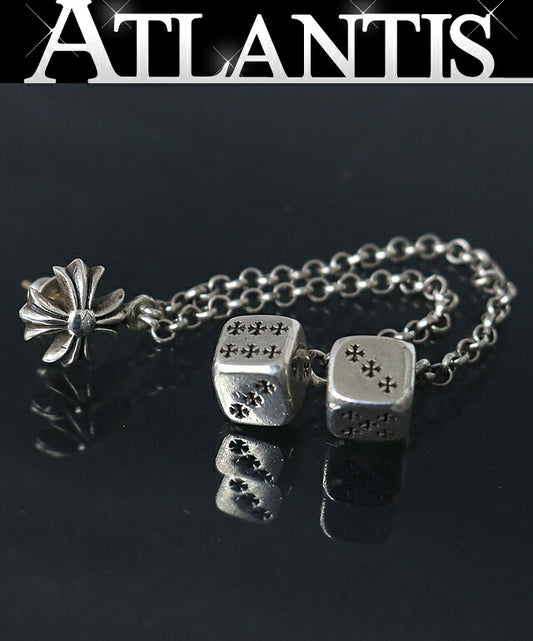 CHROME HEARTS CH Plus Chain Double Dice Size ONE SIZE Silver
