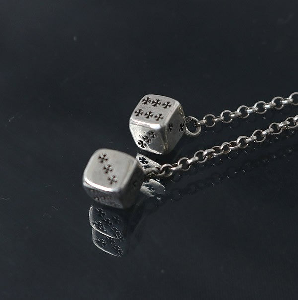 CHROME HEARTS CH Plus Chain Double Dice Size ONE SIZE Silver