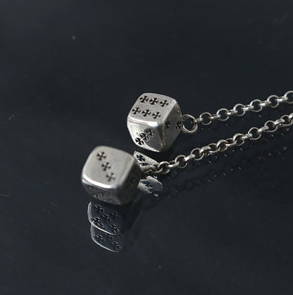 CHROME HEARTS CH Plus Chain Double Dice Size ONE SIZE Silver