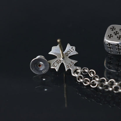 CHROME HEARTS CH Plus Chain Double Dice Size ONE SIZE Silver