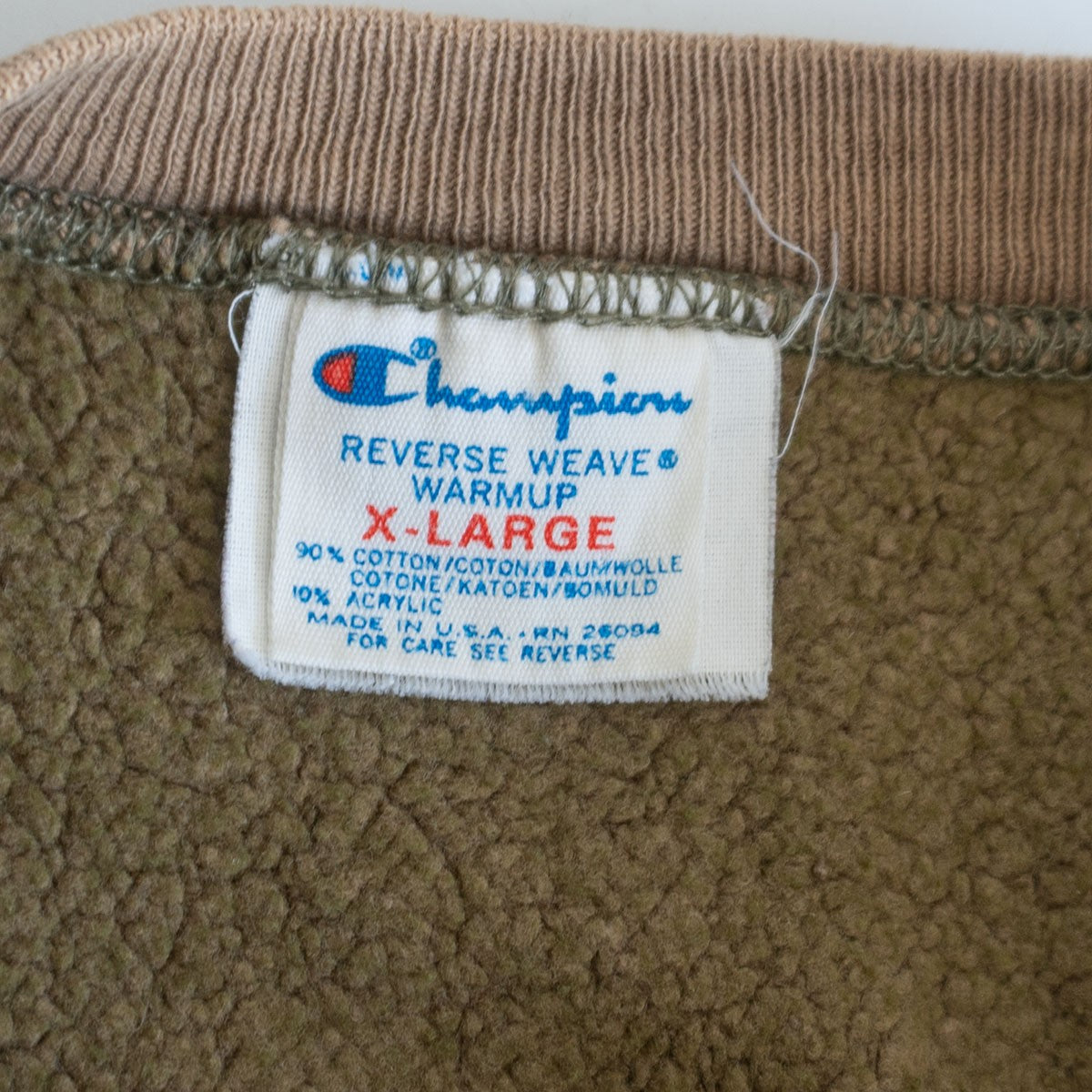Champion 80S Reverse Weave Sweatshirt Size XL