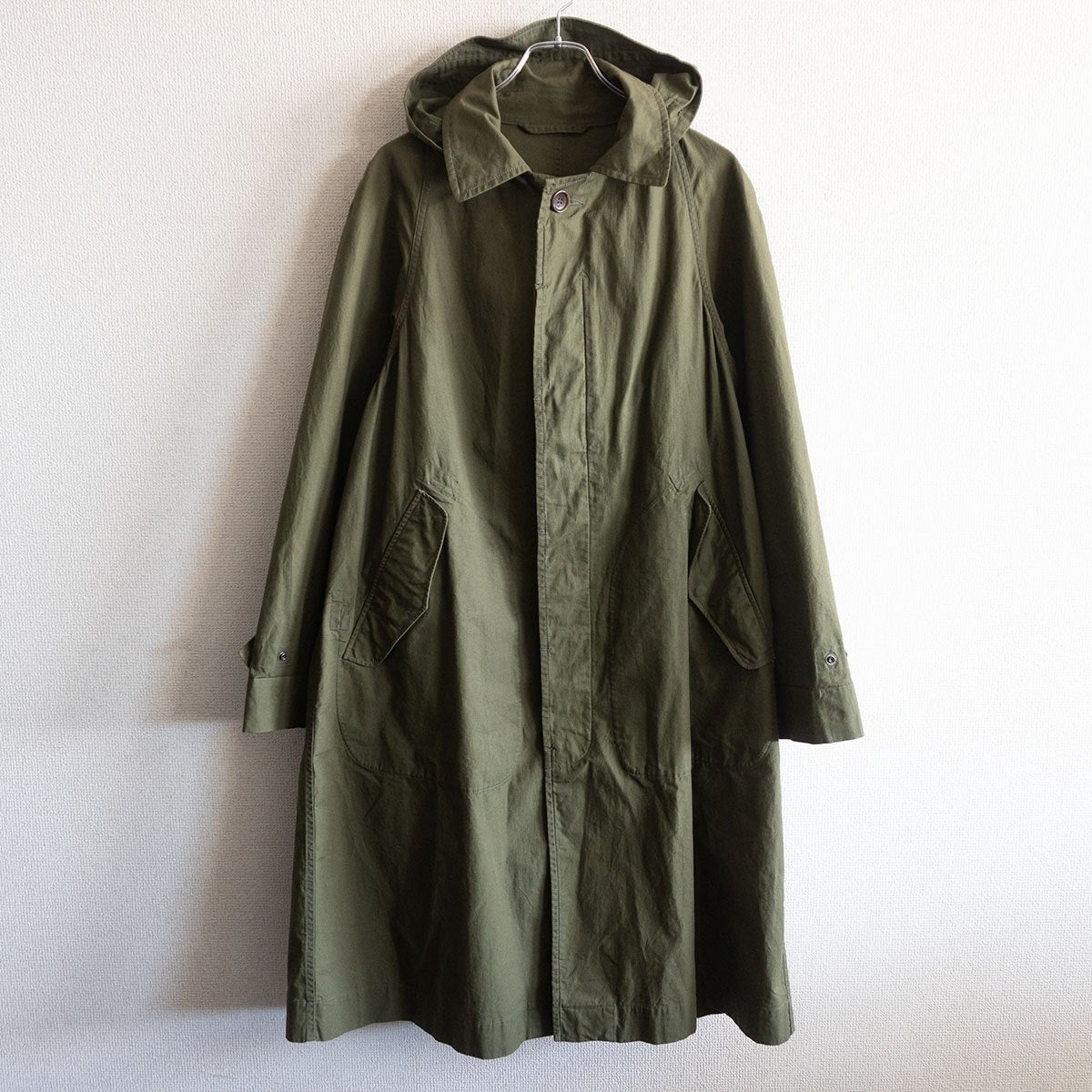 45R Coated Weather 908 Tent Coat Olive Size M