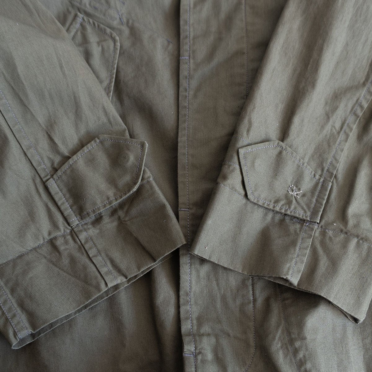 45R Coated Weather 908 Tent Coat Olive Size M