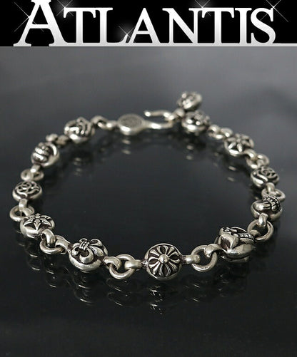 CHROME HEARTS Multi-Ball Bracelet #1 Silver Size ONE SIZE