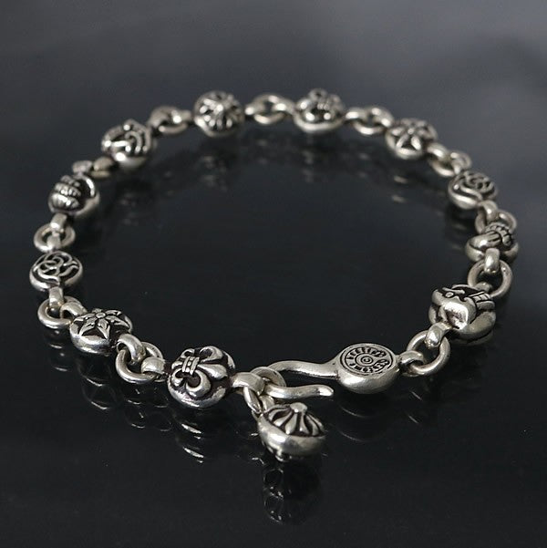 CHROME HEARTS Multi-Ball Bracelet #1 Silver Size ONE SIZE